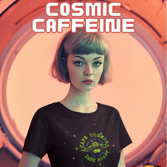 Café cosmique pour T-shirt Lover café (Créateur téléchargé)