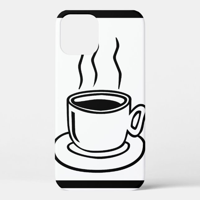 Café-Cup Pop Art Case-Mate iPhone Hülle (Rückseite)