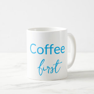 Café D'Abord. Moments début Café Floral Mug