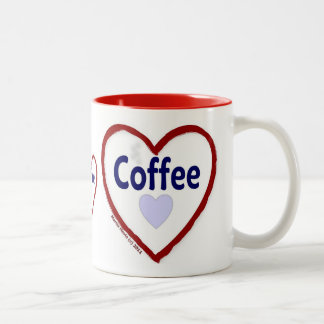 Café d'amour - Mug à deux tons