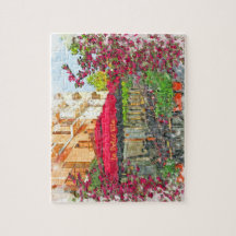 Café de Dolce Vita de La dans le puzzle