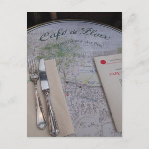 Café de Flore, Paris, France - Cadre, Menu