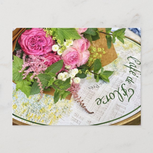 Café de Flore Postkarte (Vorderseite)