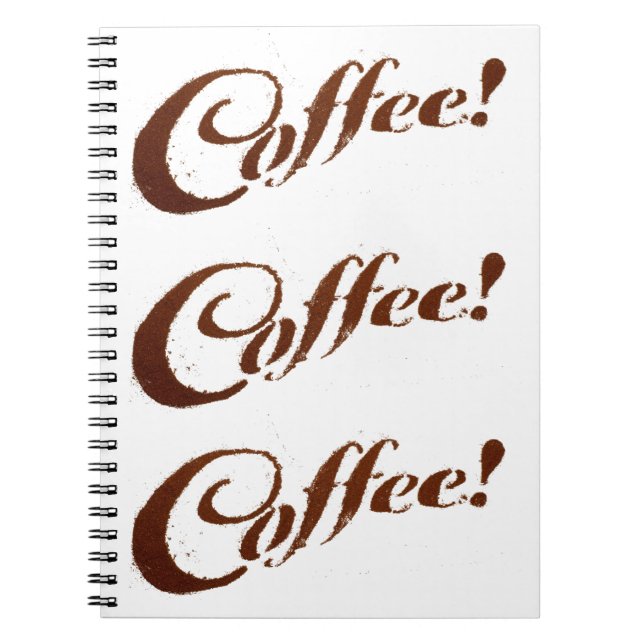 Café de marcs de café - carnet (Devant)