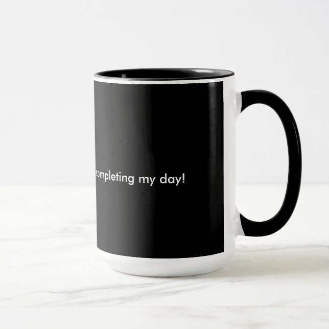 Café de Merci tasse blanche classique de 15 onces (Droite)