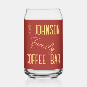 Café de nom de famille personnalisé
