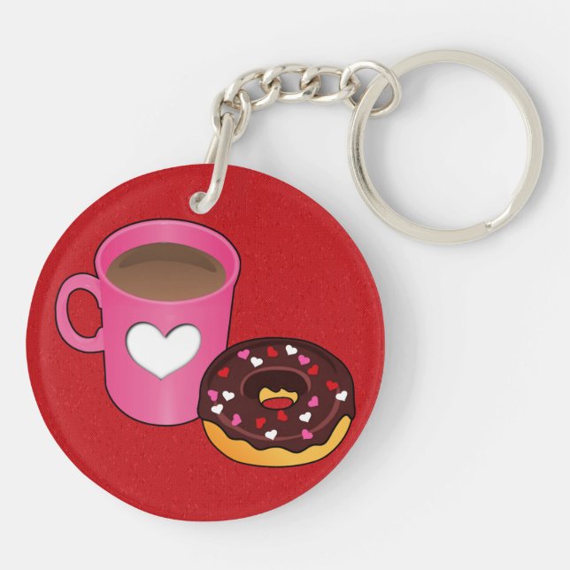 Café de Saint Valentin et Donut (Dos)