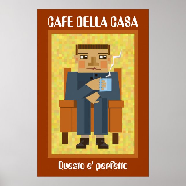 Café della Casa Poster (Vorne)
