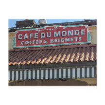 Café Du Monde Beignet Postcard
