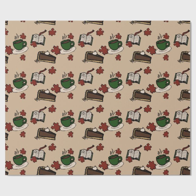 Cafe-Einwickelpapier Geschenkpapier (Flach)