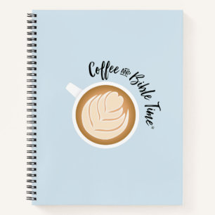 Café et Bible Time (Logo) Journal Bleu