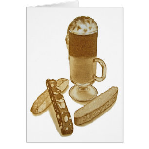 Café et Biscotti de moka