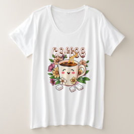 Café et fleurs Cute Retro Kawaii