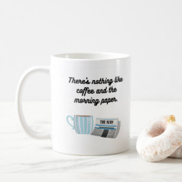 Café et un journal Mug