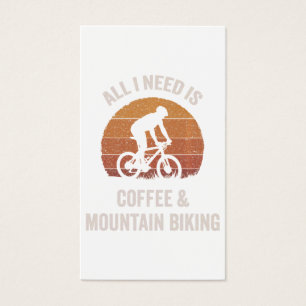 Café et VTT Vélo Vintage descente