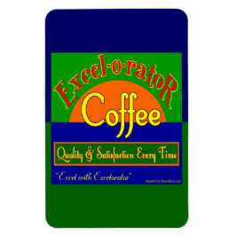 Café Excelorator Nouveau Magnets rétro Crate Art