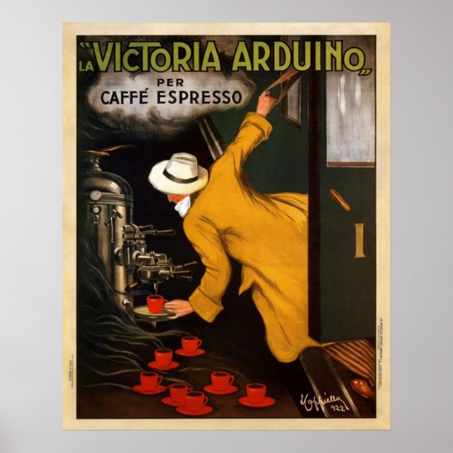 Café Express Vintage Poster (Vorne)