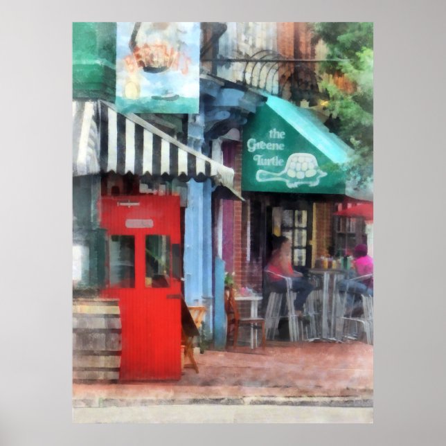 Cafe Fells Point MD Poster (Vorne)