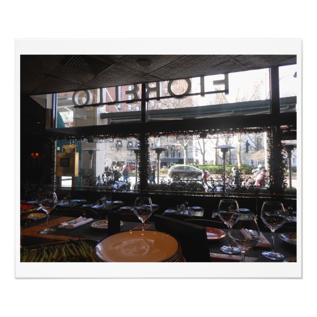 Cafe Fiorello, New York City Fotodruck (Vorne)