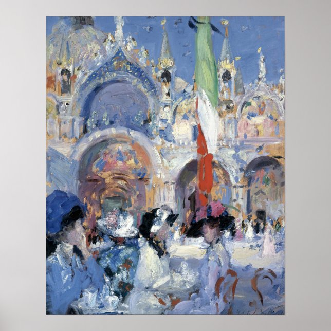 Café Florian, Venedig | Francis Cadell Poster (Vorne)