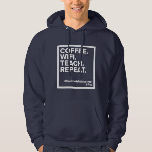 Café FLVS. WiFi. Enseigner. Recommencer. Sweat -