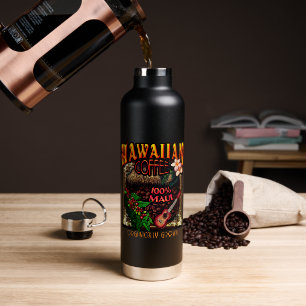 Café hawaïen Bouteille d'eau isolée