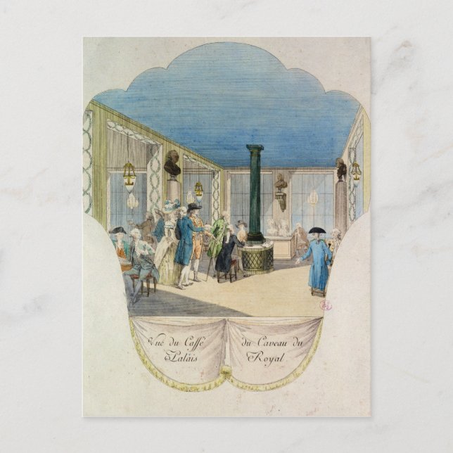 Café im Keller des Palais-Royal Postkarte (Vorderseite)