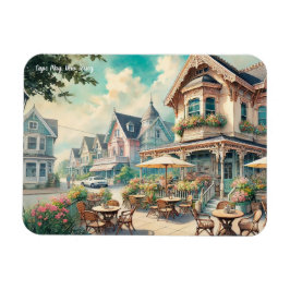 Café in Cape May New Jersey Magnet