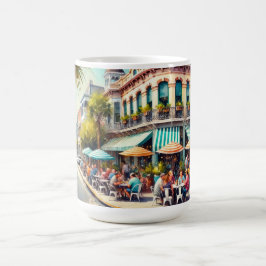 Cafe in Galveston Texas Kaffeetasse
