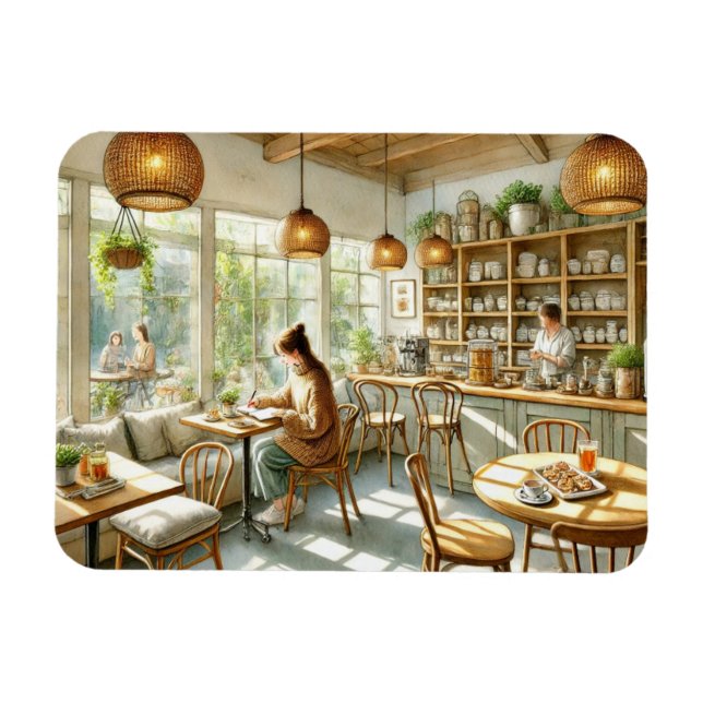 Café in Hualien Magnet (Horizontal)