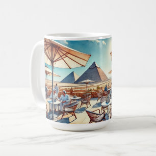 Café in Kairo Ägypten Kaffeetasse