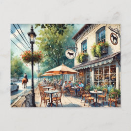 Café in Lexington Kentucky Postkarte