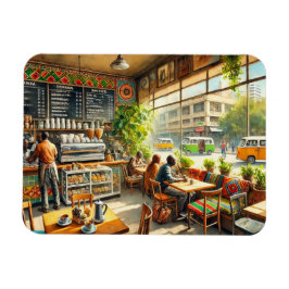 Café in Nairobi Kenya Tasse Magnet