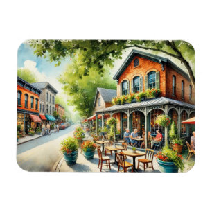Café in Nashville Indiana Magnet