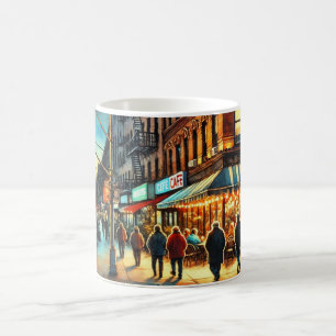 Café in New York Bronx Kaffeetasse