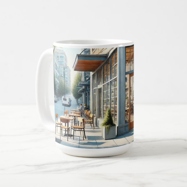 Café in Seattle Kaffeetasse (Vorderseite Links)