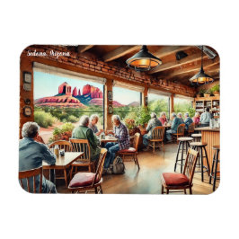 Café in Sedona Magnet