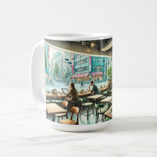 Café in Tokio Kaffeetasse