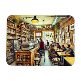 Café in Vancouver Tasse Magnet