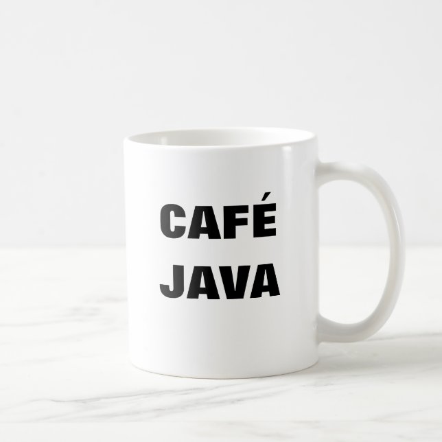 CAFÉ JAVA Tasse (Rechts)