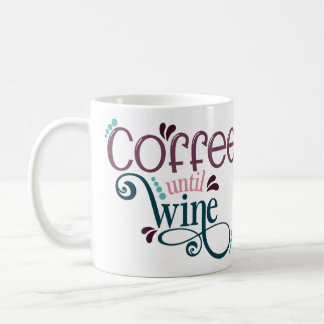 Café Jusqu'À La Mug De Café Vin