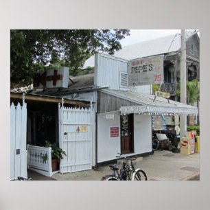 Café Key Wests historischen Pepes Poster