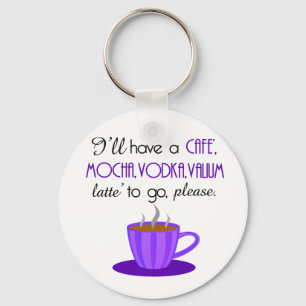 Café Latte Schlüsselanhänger