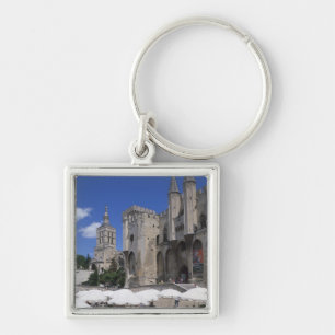 Café, Le Palais des Papes, Avignon, Vaucluse, Schlüsselanhänger