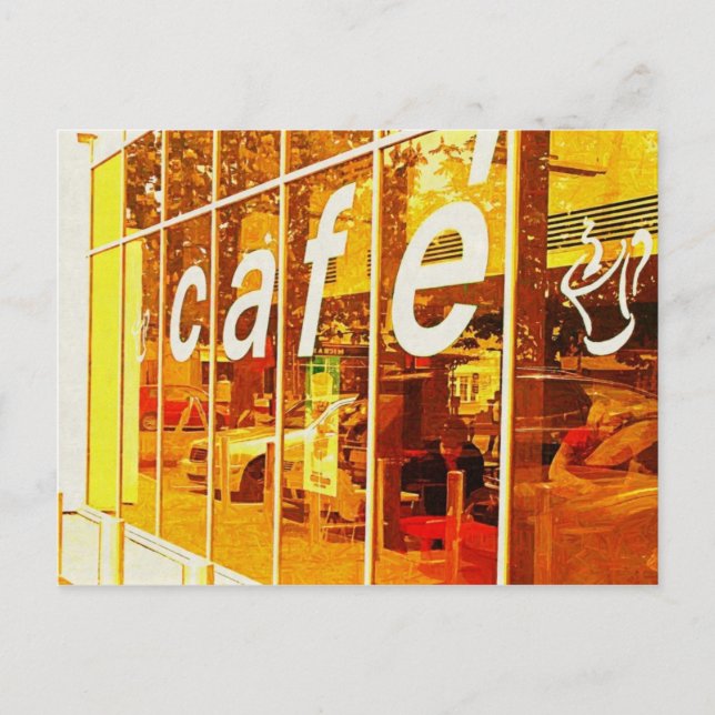Café Life Postkarte (Vorderseite)