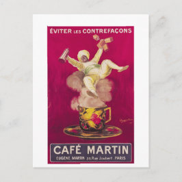 Cafe Martin, 1921 Leonetto Cappiello Postkarte