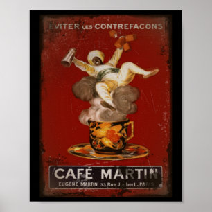 Café-Martin-Geister Poster