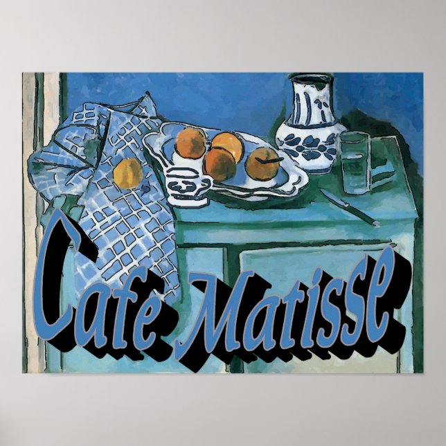 Cafe MAtisse Abstrakt Poster (Vorne)