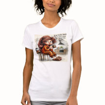 Café Merveilleux Lire Le T-Shirt De Chambre