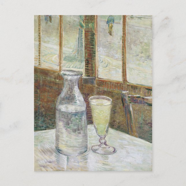 Café mit Bar Postkarte (Vorderseite)